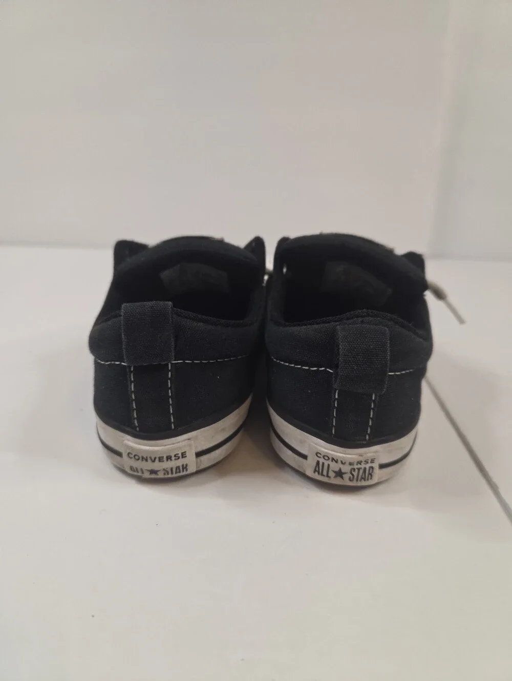 Converse Chuck Taylor All Star Toddler Slip-On Sneakers Black White Size 10